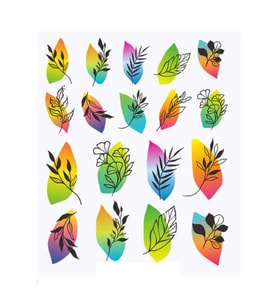 Bitkiler Serisi-5 Nail Art Tırnak Sticker