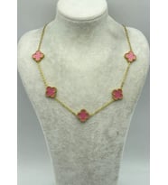 Çelik Gold Pembe Yonce Kolye - 25-ync05