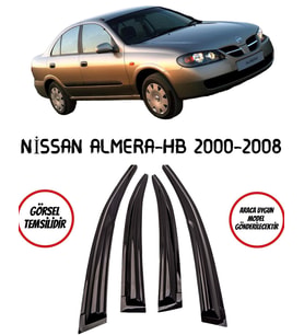 Balp Nissan Almera Hb Cam Rüzgarlığı 4lü 2000-2008 Arası