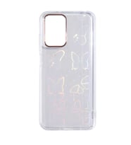 Xiaomi Redmi 10 Kılıf Zore Sidney Desenli Parlayan Fosforlu Kılıf Butterfly No2