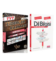 Liderler Karması TYT Kimya 10 Yayın 30 Deneme ve AKM Dil Bilgisi Soru Bankası Seti 2 Kitap