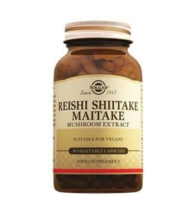 Solgar Reishi Shiitake Maitake Mushroom Extract 50 Kapsül