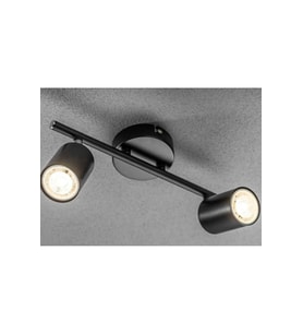 MAT SİYAH İKİLİ LED SPOT LED APLİK LED AVİZE GÜNIŞIĞI AMPULLÜ LED DUVAR APLİK