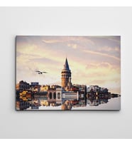 Galata Kulesi Kanvas Tablo