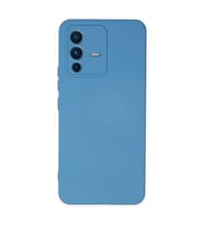 Vivo V23 5g Kılıf Nano İçi Kadife Silikon - Mavi