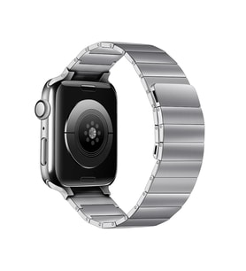Uray store Apple Watch 38mm KR404 Huks Kordon - Gümüş