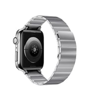 Uray store Apple Watch 38mm KR404 Huks Kordon - Gümüş