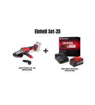 Einhell Set-35 (Einhell TP-AG 18/125 F Li BL Akülü Avuç Taşlama+5,2 Ah Akü & Şarj Cihazı)