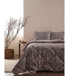 Sereal Easy Cotton Tek Kişilik Comforter Set (KAHVE)