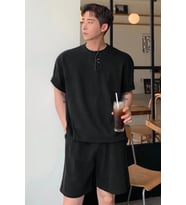 Erkek Oversize T-Shirt Şort Takım Rahat Yazlık Kombin