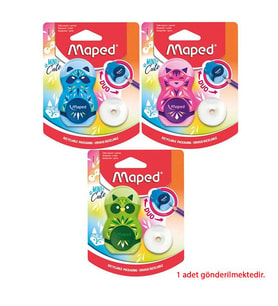 Maped Mini Cute Tek Delikli Kalemtıraş-Silgi Seti 49112