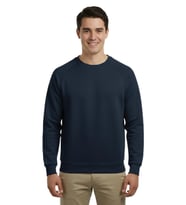 Erkek Spor Reklam Kol Sweatshirt Regular Fit BGL-ST04951 (Lacivert)