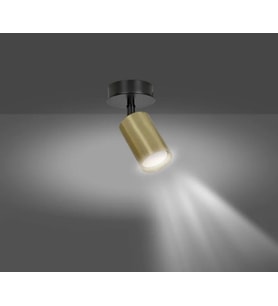 MYLİGHTS MODERN SPOR LED AVİZE LED SPOT LED APLİK  HAREKETLİ BAŞLIK GÜNIŞIĞI AMPULÜ (Siyah)