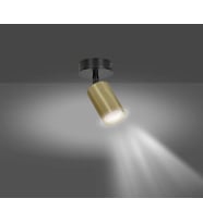 MYLİGHTS MODERN SPOR LED AVİZE LED SPOT LED APLİK  HAREKETLİ BAŞLIK GÜNIŞIĞI AMPULÜ (Siyah)