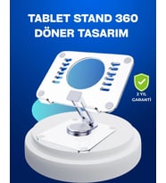 Katlanabilir Tablet Standı Ayarlanabilir Kaymaz Şeffaf Tasarım