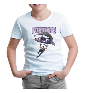 Fortnite - A l'air Beyaz Çocuk Tshirt