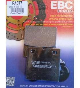 Ebc Fa077 1987-1995 BMW R 80 GS Uyumlu Ön Fren Balatası Organik Balata