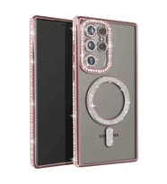 S23 Joke Simli Magneticsafe - Pembe