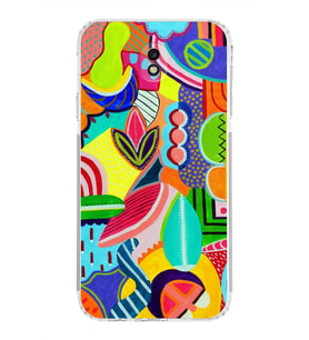 PrintiFy Samsung Galaxy J7 Pro ile Uyumlu Retro Color 6  Kamera Korumalı Şeffaf  Kılıf
