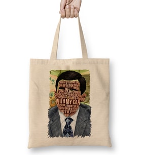 Crying Michael Scott 02 Bez Çanta Uzun Saplı