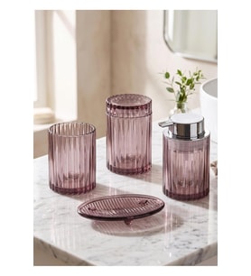 Vinka Banyo Seti 4 Parça Mor 300 ml