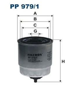 FILTRON PP9791 Yakit Filtresi 3192217400