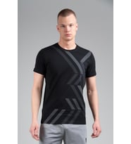 Maraton Regular Erkek Bisiklet Yaka Siyah T-shirt