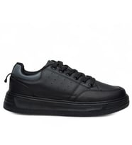 VOLİS SİYAH Memory Foam Taban Günlük Bağcıklı Erkek Sneaker Ayakkabı
