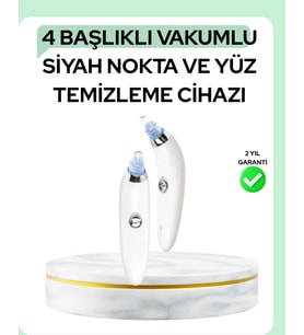 Gözenek Açıcı Buhar Etkili Vakumlu Siyah Nokta Temizleyici – Farklı Cilt Tiplerine Uygun