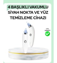 Gözenek Açıcı Buhar Etkili Vakumlu Siyah Nokta Temizleyici – Farklı Cilt Tiplerine Uygun
