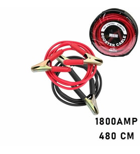 1800 AMPER TIR İÇİN AKÜ TAKVİYE KABLOSU 480CM - PENCERELİ BEZ ÇANTALI (5343)