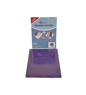 Bafix A-4 Pvc Cilt Kapağı 160 Micron Mat Mor 100 Lü (1 Paket 100 Adet)