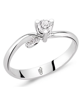 Romeo Pırlanta 0.20 Ct Tektaş Yüzük RM20059 (Çok Renkli)