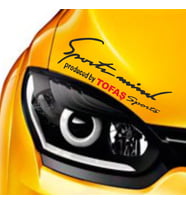 Tofaş Sports Mind Far Üstü Oto Sticker