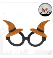 Halloween Cadı Şapkalı Gözlük (Karışık)