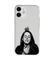 Iphone 12 Uyumlu Lana Del Rey Desenli Şeffaf Telefon Kılıfı