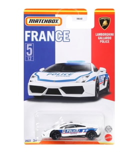 Matchbox Best of France Series Lamborghini Gallardo Police HBL02 HFH72