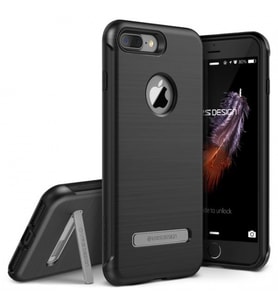 VRS iPhone 7 Plus ile Uyumlu Duo Guard Dark Silver