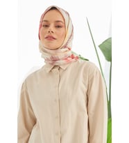 İpekhan Retro Pamuk Eşarp 1026-09