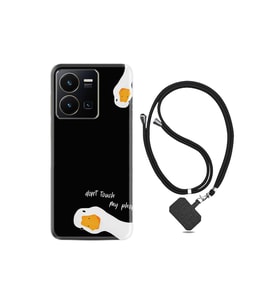 Y35 Kılıf Ipli Boyun Askılı Desenli Silikon Dont Touch Duck 1655