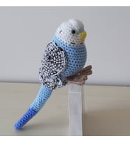 Amigurumi Kuş  Muhabbet Kuşu (Mavi)