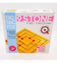 Südor IQ Games 9 Taş / 3 Taş Oyunu – 1 Kutu 2 Oyun