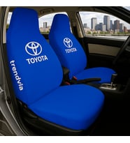 Toyota Araç Ön ve Arka Koltuk Kılıfı – Penye Oto Servis Koruma Kılıfı (Mavi)