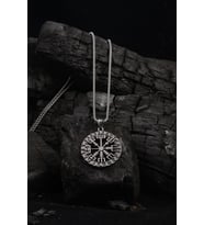 Ottoman Çelik Viking Rune Odin Sembolü Model Erkek Kolye Ckl0vkngodn-gms
