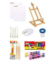 Masaüstü Şövale Rich Funny Kids 15 ML Akrilik 12 Lİ  Başlangıç Seti