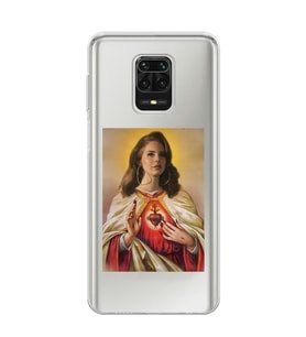 Redmi Note 9 Pro/Note 9S Uyumlu Lana Del Rey Desenli Şeffaf Telefon Kılıfı
