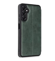 Samsung Galaxy A35 5g Kılıf Flip Cover - Koyu Yeşil