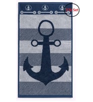 Özdilek 3LÜ SET Summer Heat Sailor Mutfak Havlusu (30x50)-Gri