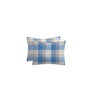 %100 Pamuklu Flanel Kumaşından Fermuarlı Yastık Kılıfı 50x70 ( 2 Adet )