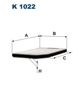 FILTRON K1022 Polen Filtresi 7700834816